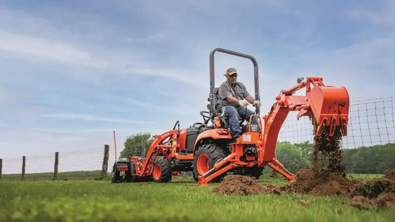 Kubota BX23S Tractor, Loader, Backhoe